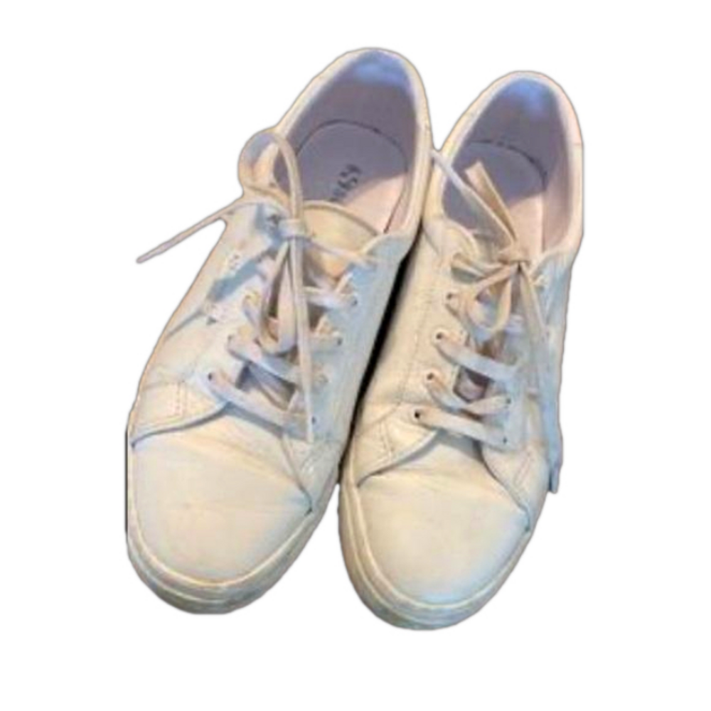 Superga White Leather 2750 Low-Top Sneakers - Size 7.5